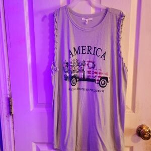 Maurices Baby Blue Sleeveless Top